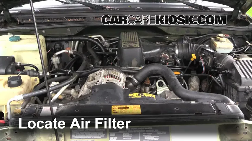 1998 Land Rover Discovery LSE 4.0L V8 Filtre à air (moteur)